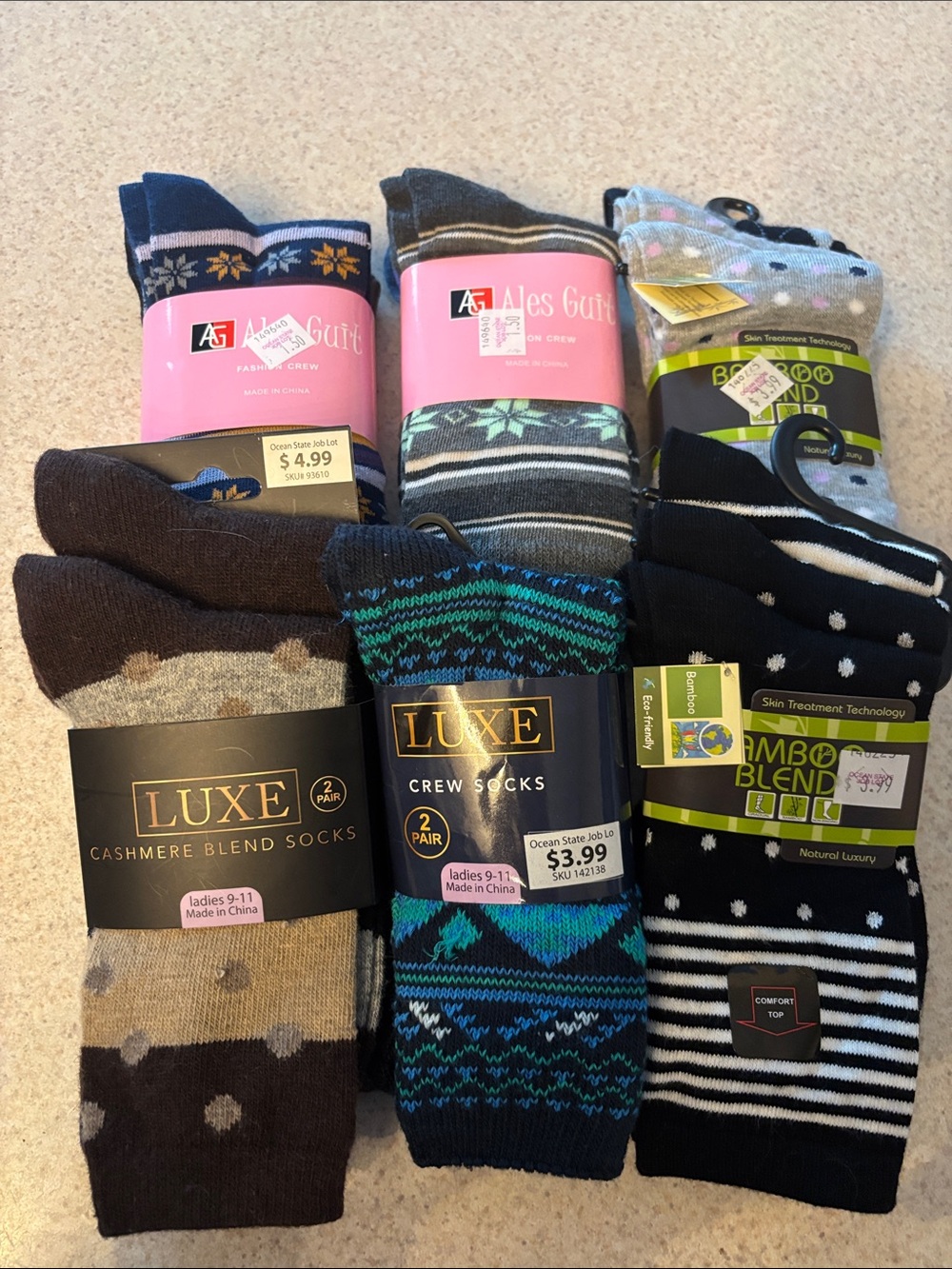 NWT sock bundle womens